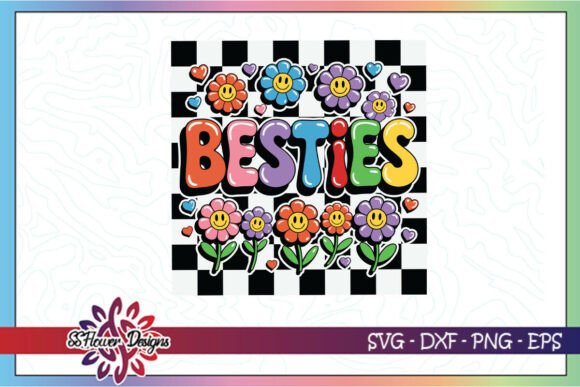Besties Pink Retro Friendship SVG Review
