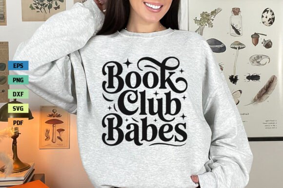 Book Club Babes Retro Shirt SVG PNG
