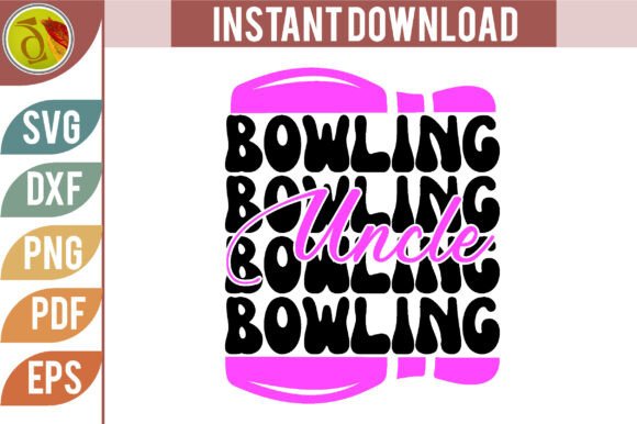 Bowling Uncle Bowling SVG Retro Review