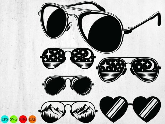 Glasses Svg Bundle, Retro Sunglasses Svg Review