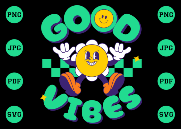 Good Vibes Retro Positive SVG Review