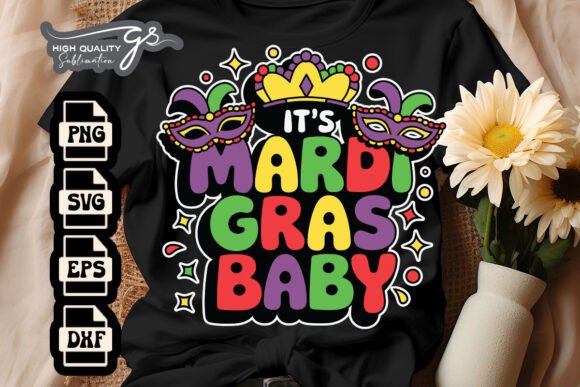 Mardi Gras Baby Retro SVG Review
