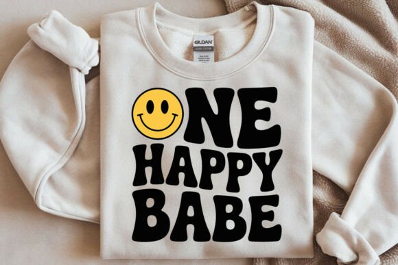 One Happy Babe PNG SVG, 1st Birthday SVG