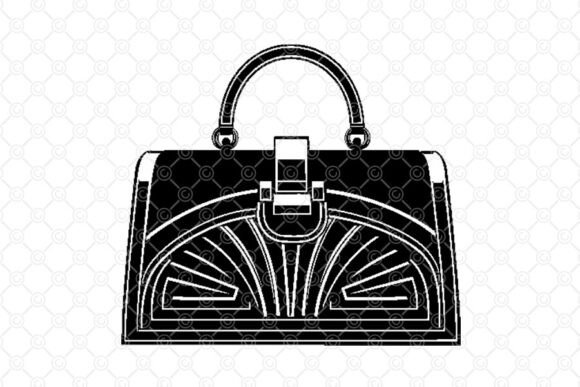 Purse SVG, Vintage Retro Handbag SVG, 01 Review