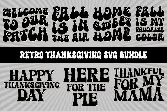 Retro Thanksgiving SVG Bundle 15 File Review