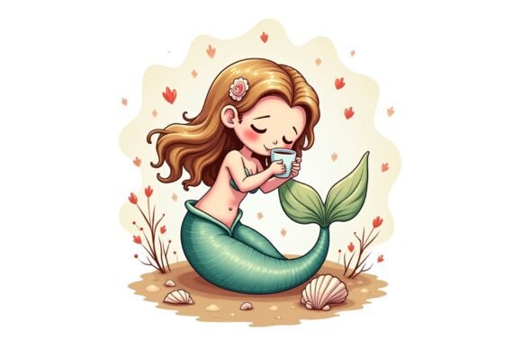 Reviewing the Free Mermaid Doodle Retro Style SVG