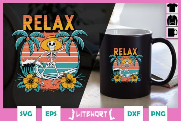 Summer Sublimations Retro Vintage SVG