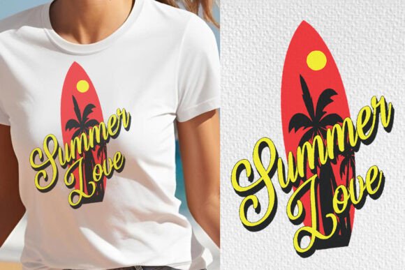 Summer Vibes SVG Retro Vector Design