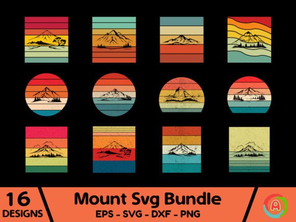 Vintage Retro Mount Svg Bundle Review