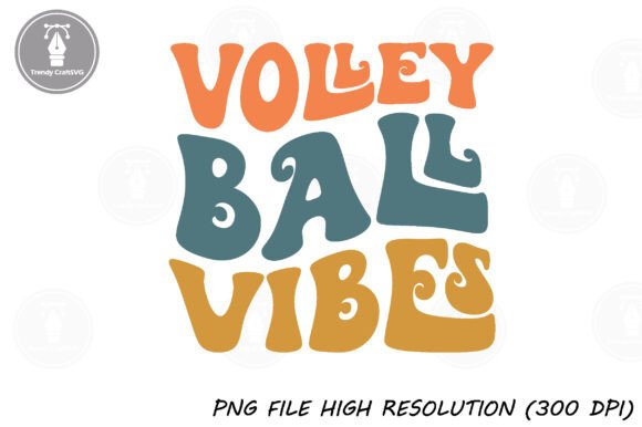 Volleyball Vibes Retro Wavy SVG Review